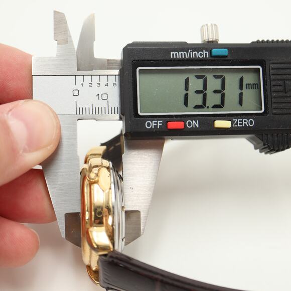 Vintage Lorus Mickey Mouse 36mm Talking Sound Watch Brown Leather w New Battery - Picture 3 of 13